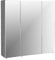 Schildmeyer Trient Spiegelschrank, Holzdekor, esche grau Dekor, 71 x 70 x 16 cm