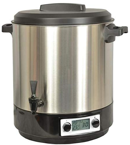 Stérilisateur De Bocaux Électrique Cuve Inox Avec Écran Lcd Robinet Et Minuteur 31l 2000w - KCPST31LCD.IX