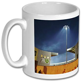 GroundDesigns Notts County FC Meadow Lane Fußball-Geschenktasse – A Night Under The Lights
