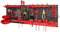PAFEN Lagersystem 1152 x 390mm Stapelboxen Wandregal Sichtlagerkästen Schüttenregal Lagersystem 2 Boxen