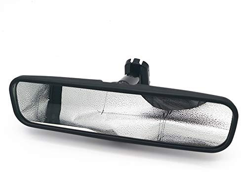 ShangDeLi Innenspiegel für Ford Focus 2005-2018, Rechteckig, Schwarz, Mittel, Glas, Manuell, Flach, Innenrückspiegel, Windschutzscheibenhalterung, SDL01A080014