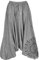 GURU SHOP Haremshose Pluderhose,Pumphose mit Mandala, Aladinhose aus Baumwolle - Grau, Damen