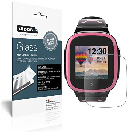 dipos I 9H Displayschutz kompatibel mit Xplora X5 Play Schutzfolie Anti-Shock Folie