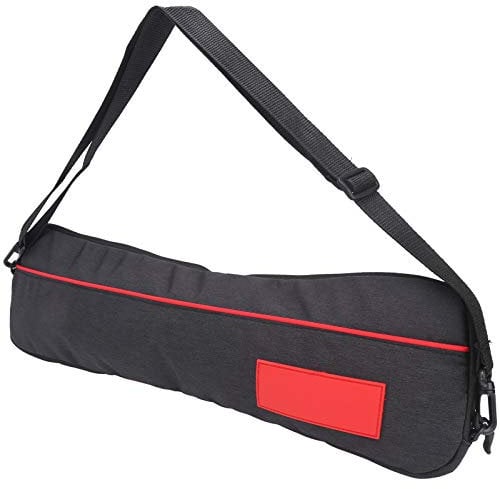 Tripod Bag, 50cm Nylon Black Durable Tripod Storage Bag Stabilizer Extension Rod Crossbody Backpack Portable Handbag with Shoulder Strap