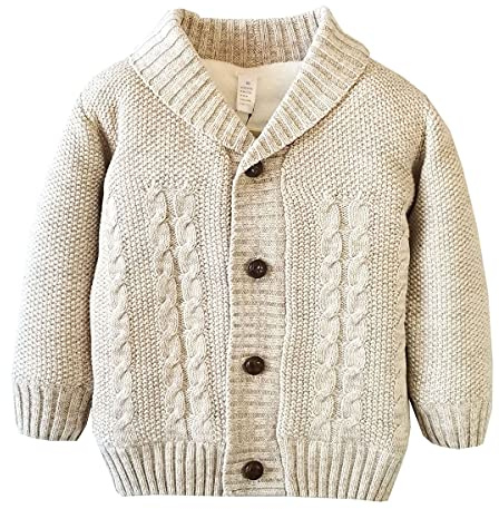 Natashas Baby Warmer Strickpullover Mantel Strickjacke Neugeborene Mädchen Jungen Gestrickte Jacken Warme Hrerbst Winter Strickoberteile Outwear