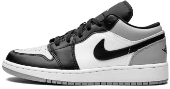 Nike Boys Air Jordan 1 Low (Gs) Fitness Shoes, White, black, multi-coloured, 6.5 Big Kid