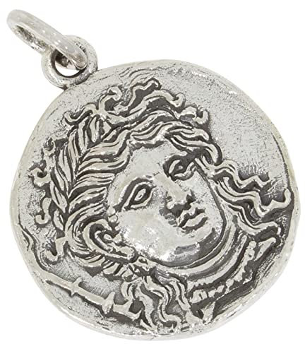 AFP Anhänger Münze antik Design 925 Sterling Silber AS-847