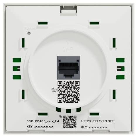 Schneider Electric - Odace POINT ACCES WIFI BIBANDE POE 8W, WIFI 4&5 AC2, 1GBIT RJ45, BLANC - S520491