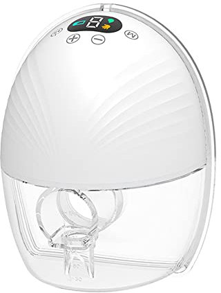 Portable Wearable Breast Pump Hands Free Electric Breast Pump for Breastfeeding 3 Modes 9 Suction Level LED Sn Touch Control Button Low Noise with 150ml Milk Collector 24mm Silicone Breast C