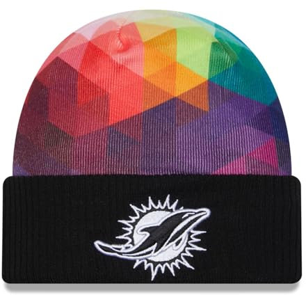 New Era NFL Winter Mütze - Crucial Catch Miami Dolphins