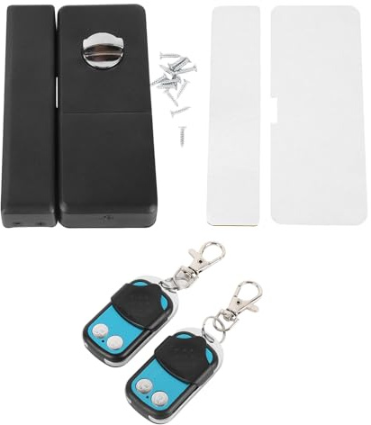 Serrure de porte intelligente en alliage d'aluminium avec télécommande sans clé pour portails, portes en bois, portails en fer