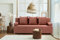 Mebligo Couch FIREZE mit Schlaffunktion - ausziehbares Sofa mit Bettkasten - Stoff: Kronos (Kronos 29)