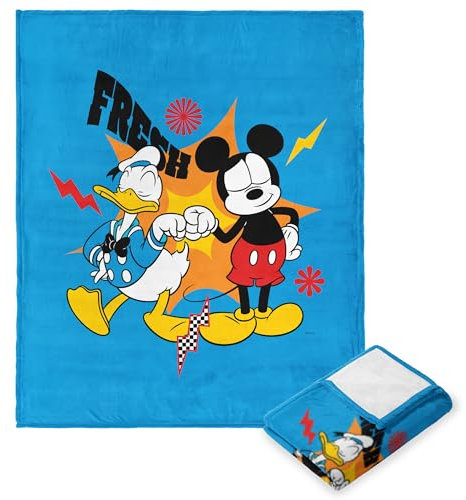 Northwest Mickey Mouse Silk Touch Überwurfdecke, 127 x 152,4 cm, Sieht frisch aus