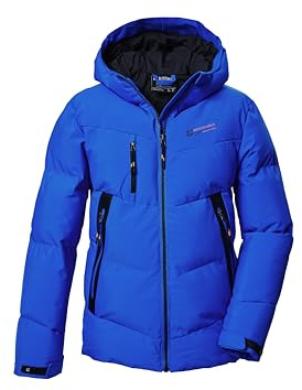 killtec Jungen Steppjacke/Winterjacke mit Kapuze KOW 374 BYS QLTD JCKT, neon blue, 176, 42167-000