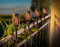 Weltbild Solar-Gartenstecker Flame mit Befestigungshalterung, 4er-Set