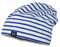 maximo Mini-Beanie, maritim, Jersey Bedruckt, UV 50 Made in Germany 47 blaues Meer-weiß Streifen