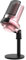 Computer Microphone with RGB Lighting, USB Gaming Mic for PC/ PS4/ PS5/ Mac/Phone, Podcast Mic with Touch Mute, Gain Knob for Streaming Recording (Pink)