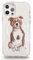 Personalised Initial Phone Case For Apple iPhones, 16, 15, 14, 13, Pro Max, Mini, Plus, Samsung S23, S24, S25 Clear Gel Case Compatible with Magsafe, Staffordshire Bull Terrier with Initials, Dog Case