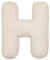LUNCHS Buchstabenkissen, Initialenkissen, Buchstaben-Sofakissen, Buchstabenkissen mit englischem Alphabet von A bis Z für Sofa, Schlafzimmer, Wohnzimmerdekor (H)