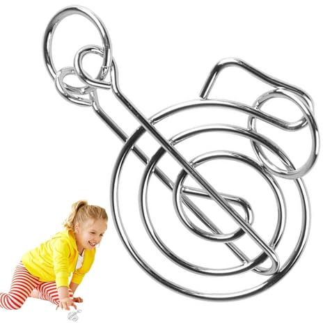 Rompecabezas de Alambre,Juego de Rompecabezas de Alambre de Metal de 8 Piezas | Juguete de Truco de Magia de Anillo Chino, Juego de Enclavamiento de desbloqueo para Favor de Fiesta, desafío