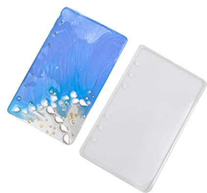 HUAJINGKEJI For Creative Notebook Silicone Mold Multifunctional Crystal Epoxy Resin Silicone Mold For Handmade Notepad Cov
