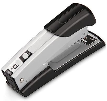 heftgerät klein Sparen Sie Aufwand, Metall-Schreibtischhefter, Tragbarer Hefter, Büro, Klassenzimmer, Desktop-Hefter, 50 Blatt Kapazität, Bindezubehör, Tragbar klammermaschine(Silver)