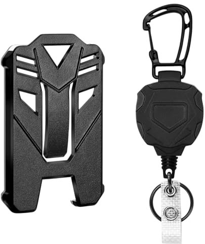 Carabiner Retractable, Keychain Retractable Carabiner, Steel Cord Clips, Retractable Carabiner, Keychain Steel Cord, Badge Holder Sleeve Anti-Theft Workers Badge Holder Sleeve For Camping, Cycling