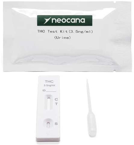 Neocana THC Drogenschnelltest Urintest 3,5 ng/ml Cannabis Marijuana Test-Set THC-COOH