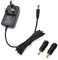 JZK DC 6V 1A 1000mA Power Adapter, 6 V Charger, AC to DC Adaptor, 6 Volt Charging Adapter Replacement Lead Plug 5.5 mm x 2.5 mm, with 3.5mm x 1.35mm and 4.0mm x 1.7mm plugs ﻿