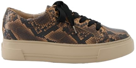 Paul Green Damen - Sneaker 5469-058 in braun Reptillederoptik