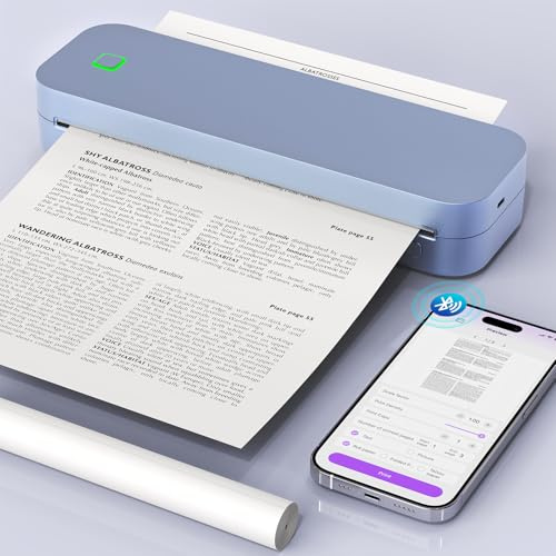Ablemark U210 Thermodrucker A4 für unterwegs, Bluetooth, ohne Tinte