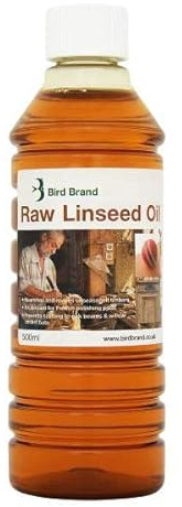500ml, Raw Linseed Oil, Pure Natural Oil for Wood Treatment, Furniture Care, and Surface Protection, Penetrating Finish for Outdoor and Indoor Use, Raw Flaxseed Oil