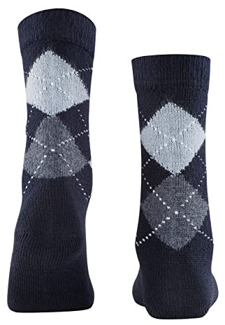 Burlington Whitby W So chaudes fantaisie 1 paire, Chaussettes Femme, Bleu Marine 6120, 36-41