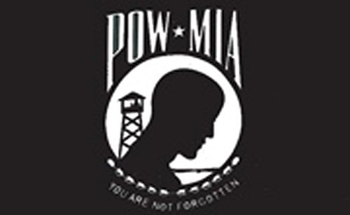Pow Mia bestickt 3 X 5 Flagge