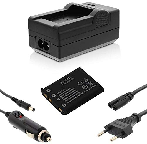 Nahas-Shop Akku + Ladegerät für FUJIFILM FinePix J10, J12, J120, J150W, J15fd, J20, J210, J25, J250, J26, J27, J30, J35, J38, JV100, JV105, JV150, JV155, NP-45, NP-45A, NP-45B