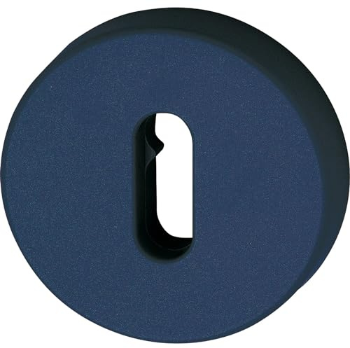 Schlüsselrosette flach 306.23 - stahlblau