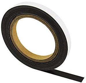 MagFlex® Flexible Magnetic Strip for Arts, Crafts, Model Making, DIY, Hobbies, Office, Warehouse or Home - Standard Self Adhesive - 12.5mm Wide - 5 Metre Lengths