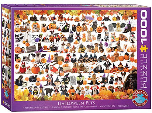 Eurographics 1000 Teile - Halloween Welpen und Kätzchen