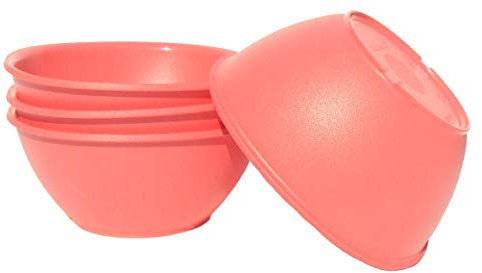 Tupperware Legacy Lot de 4 bols 4 cm Corail Goyave