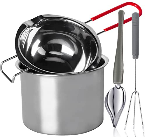 Stainless Steel Double Boiler Melting Pot, Double Boilers for Stove Top