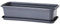 POKM Toolsmarket GmbH Jardinière de balcon avec soucoupe Venus Anthracite 50 cm
