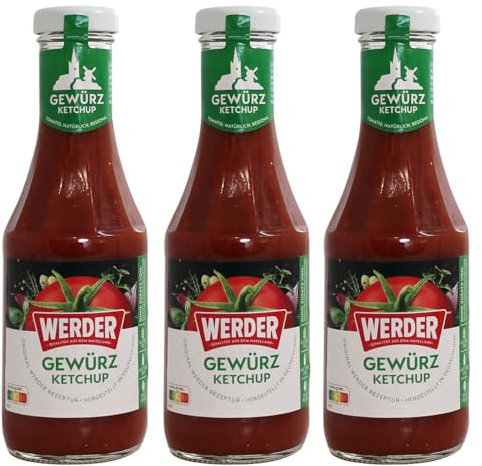 3er Pack Werder Gewürzketchup 3 x 450 ml