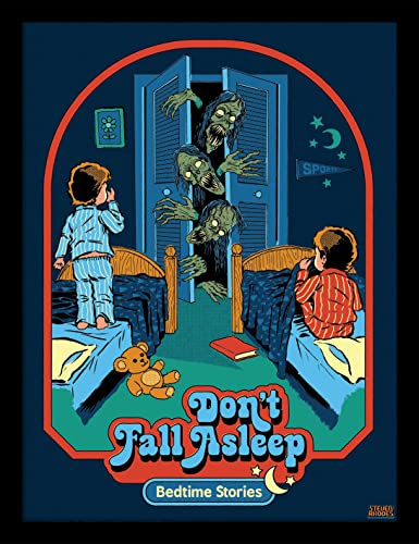 Pyramid International Steven Rhodes (Don't Fall Asleep) Framed 30 x 40cm Print