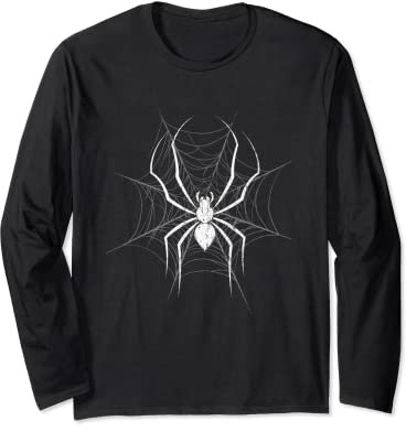Spinnennetz Tarantel Arachnide Halloween Geschenk Spinne Langarmshirt