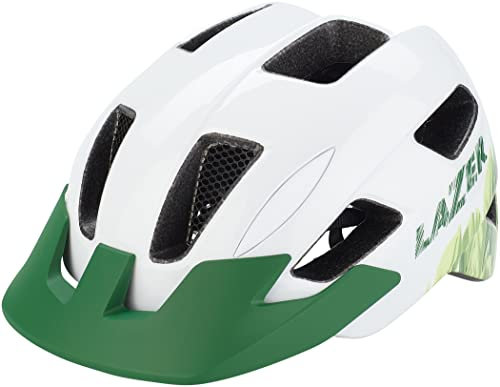 Lazer Gekko Helm mit Insektenschutznetz Kinder weiß