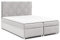 Best for Home Boxspringbett mit Bettkasten Trinity K-7 Bonellfederkern inkl. Topper 180x200 Silber