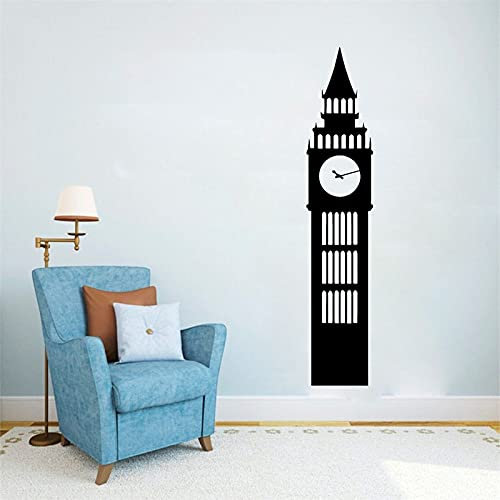 Cartoon Big Ben Poster Für Baby Zimmer Vinyl Wand Aufkleber Tapete Wand Aufkleber Art Vinyl Wandbild Schlafzimmer Aufkleber Dekoration43cm X 8cm