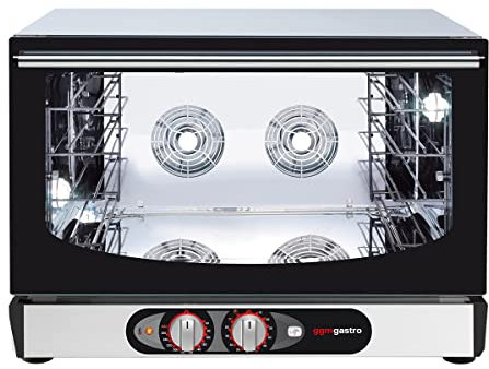 GGM Gastro | HV580-5 | Heißluftofen KOMPAKT - Manuell - 4x GN 1/1 oder EN 600x400 - mit Wassereinspritzung