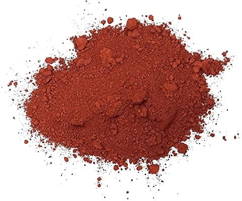 CRIGEMA - Pigment en poudre - Ocre rouge - 200 g - 100 % pur - Peinture à l'huile, à la détrempe, Encause, Fresque (Ocre Rouge)