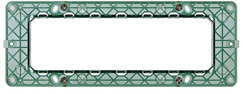VIMAR 0R14617 PLANA Supporto 7 moduli, con viti, per scatole da incasso 6/7 moduli, dimensioni 20.34 x 7.38 x 2.68 cm